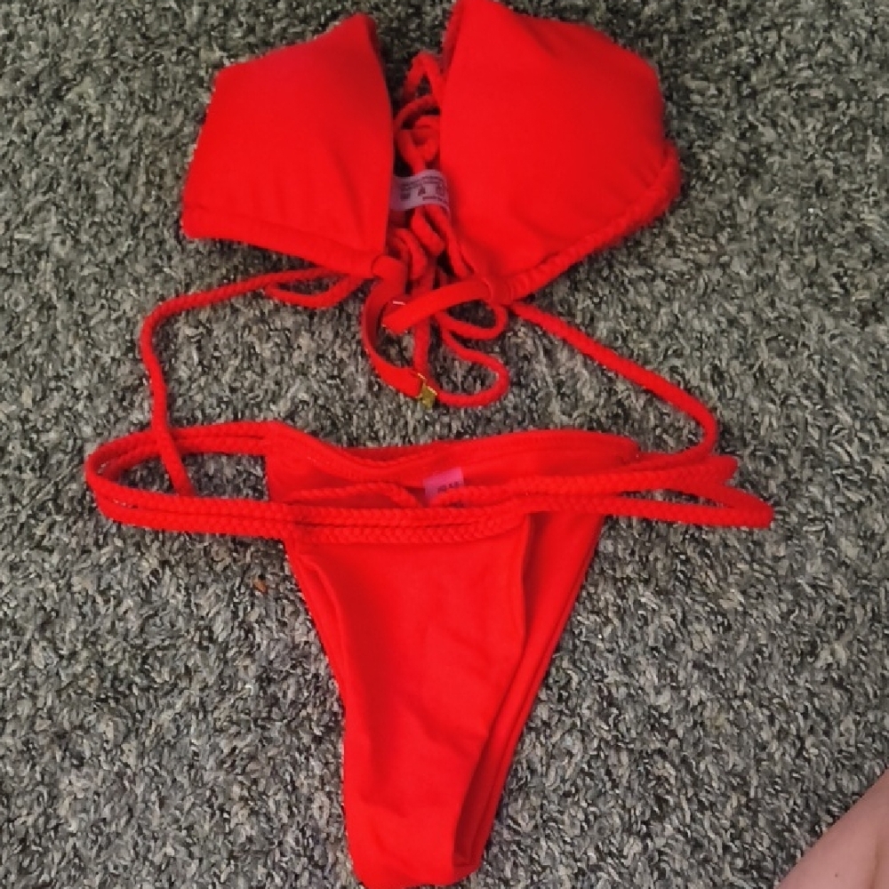 SHEIN Red Bikini Set